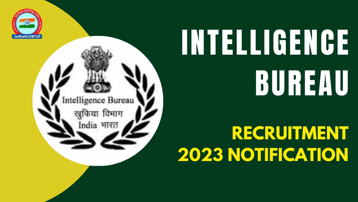 MHA Intelligence Bureau IB Online Form